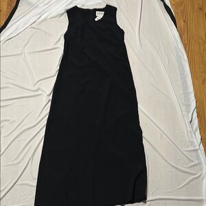 Julian Taylor Black One Shoulder Sheath Dress